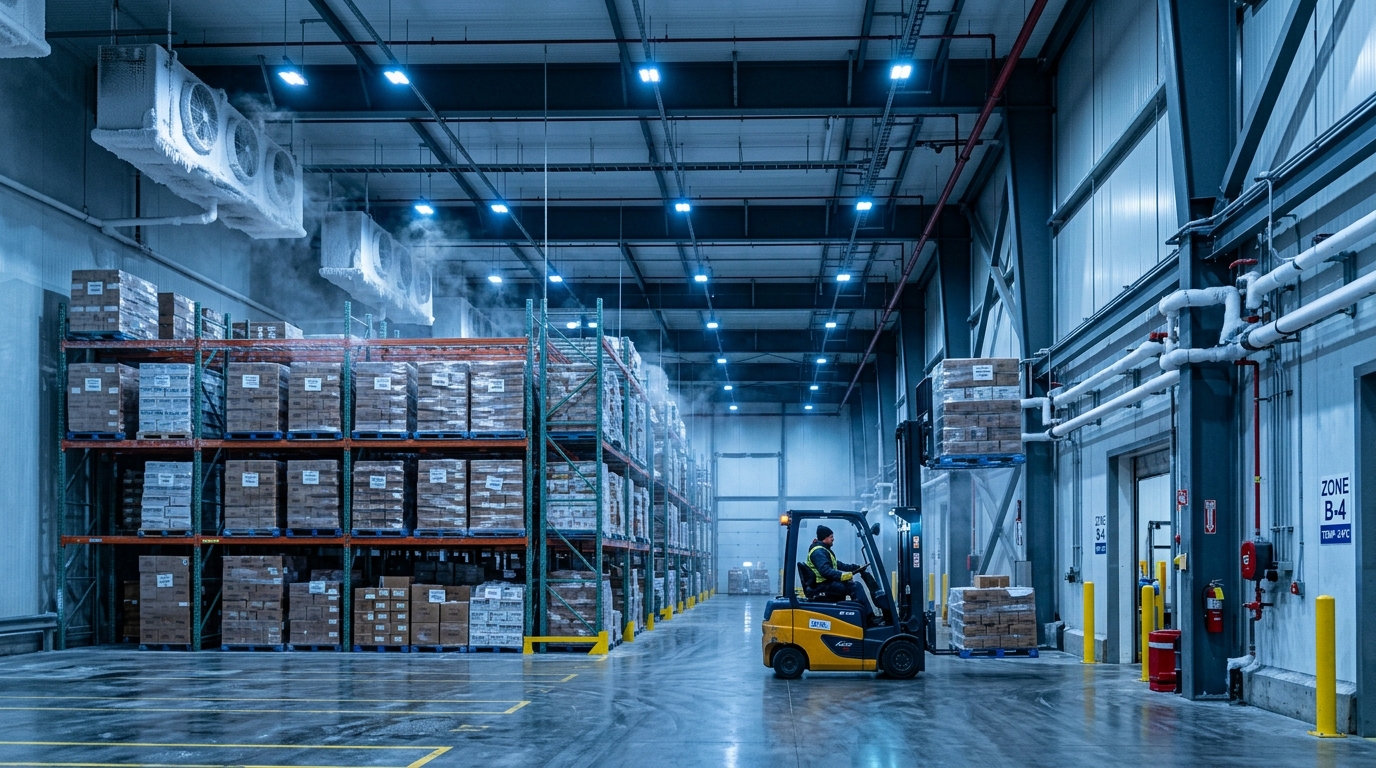 Dự án kho lạnh công nghiệp 5.000 tấn đạt chuẩn HACCP do Tân Long thiết kế và thi công